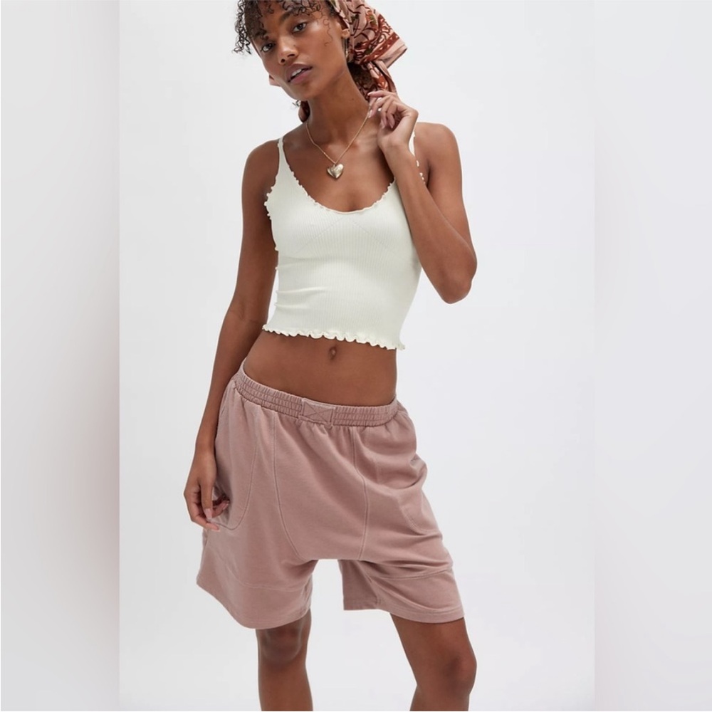FREE People Don’t wait up shorts in Chocolate Malt.❤️SOLD OUT COLOR ONLINE❤️